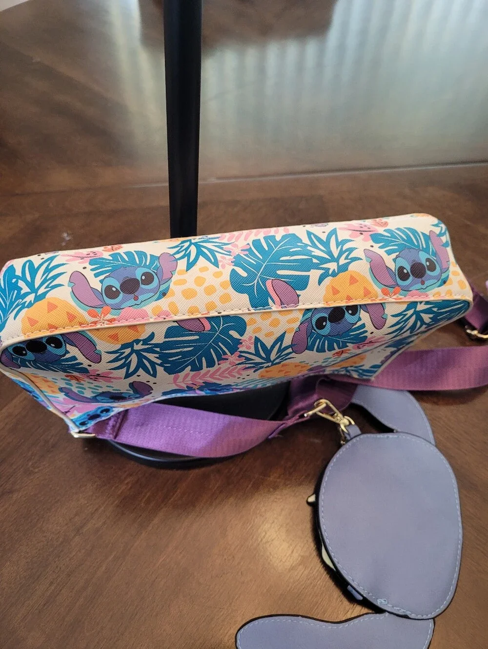 Disney Stitch Tropical Kids Crossbody Bagdisney with change purse.